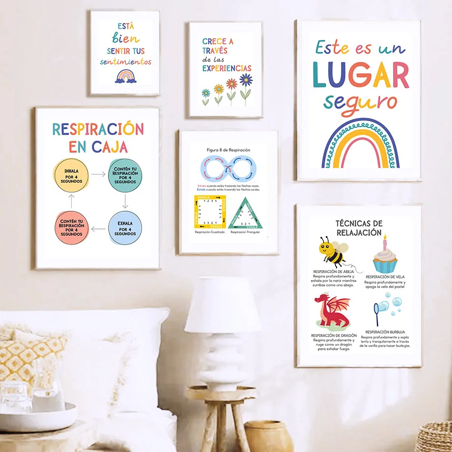 Educação espanhola lema arco-í - Kids Education Room avaliação e preço