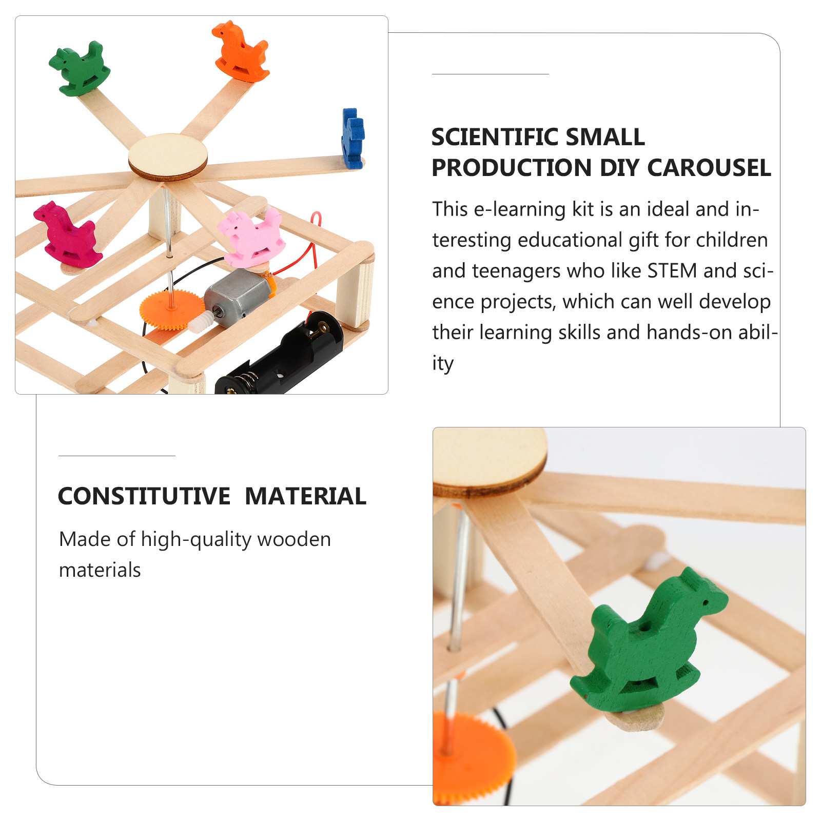 1 Conjunto de Kits de Montagem - Kids Education Kit avaliação e preço